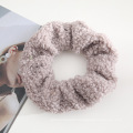 New Style Knitting Wool Hair Circle Lovely Contracted Color Lamb Hair Large Intestine Circle